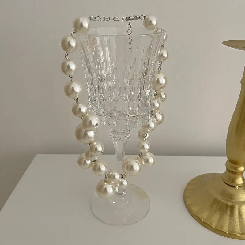 Elegant Imitation Pearl Women's Necklace - bellissi