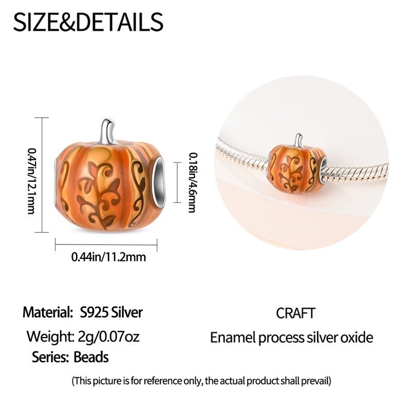 Enchanted Pumpkin Charm - bellissi
