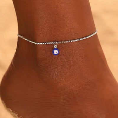 Evil Eye Ankle Bracelet - bellissi