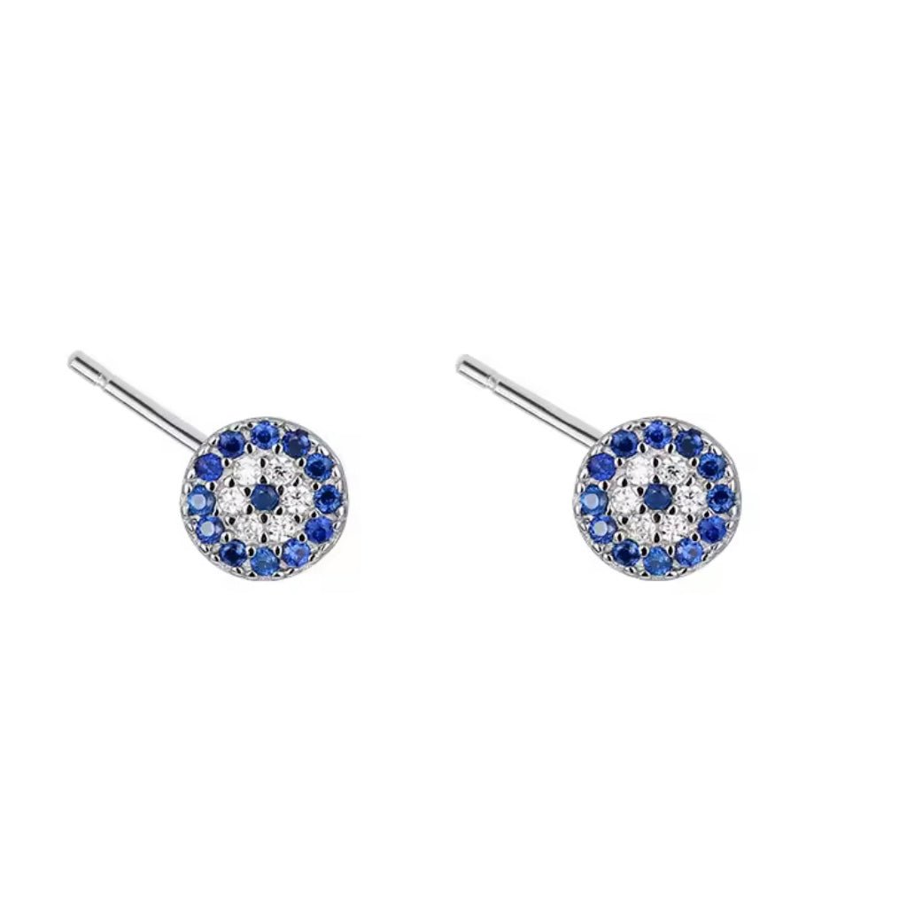 Evil Eye Stud Earrings - bellissi