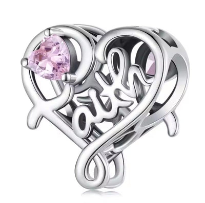 Faith Heart Charm - bellissi