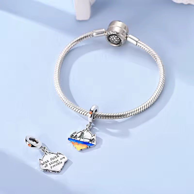 Faith Mountain Charm - bellissi