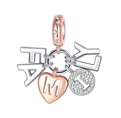 Family Letters Dangle Charm - bellissi