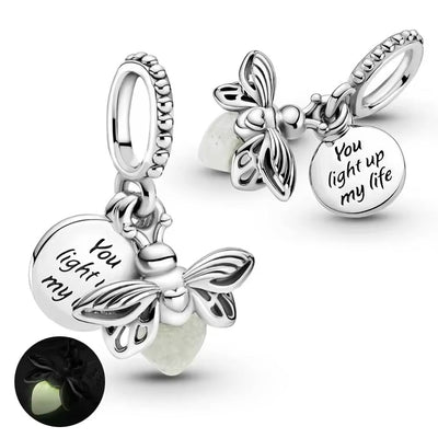 Firefly Glow in Dark Dangle Charm - bellissi
