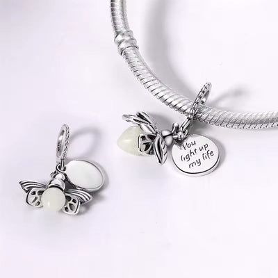 Firefly Glow in Dark Dangle Charm - bellissi