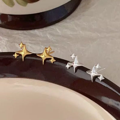 Flashing Tiny Star Stud Earringsp - bellissi