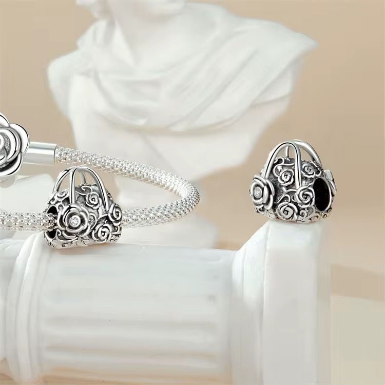 Floral Elegance Handbag Charm - bellissi