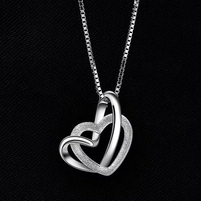 Forever Bond Double Heart Necklace - bellissi