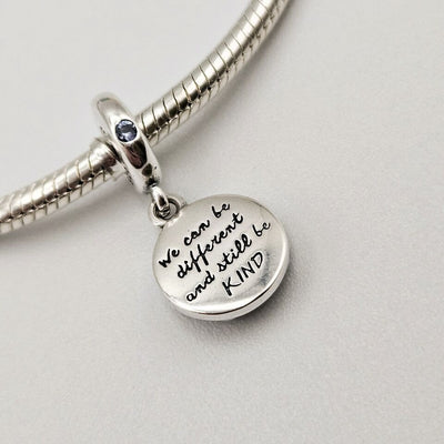 Fox & Bunny Blue Sky Dangle Charm - bellissi