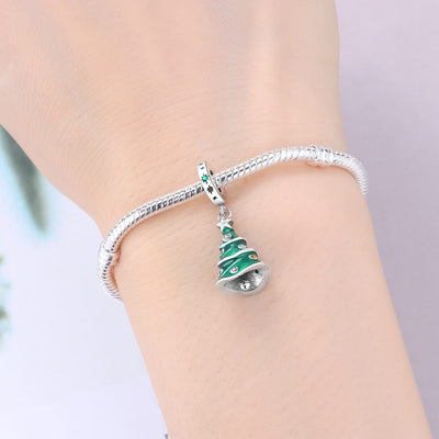 Glittering Holiday Tree Charm - bellissi