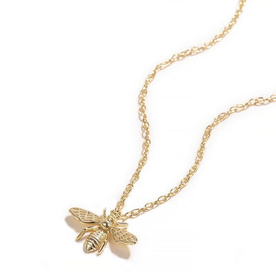 Gold Bee Necklace - bellissi