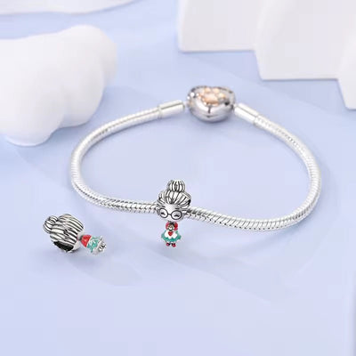 Grandma Love Silver Charm - bellissi