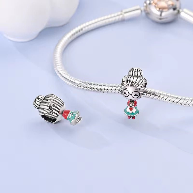 Grandma Love Silver Charm - bellissi