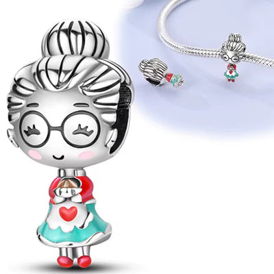 Grandma Love Silver Charm - bellissi
