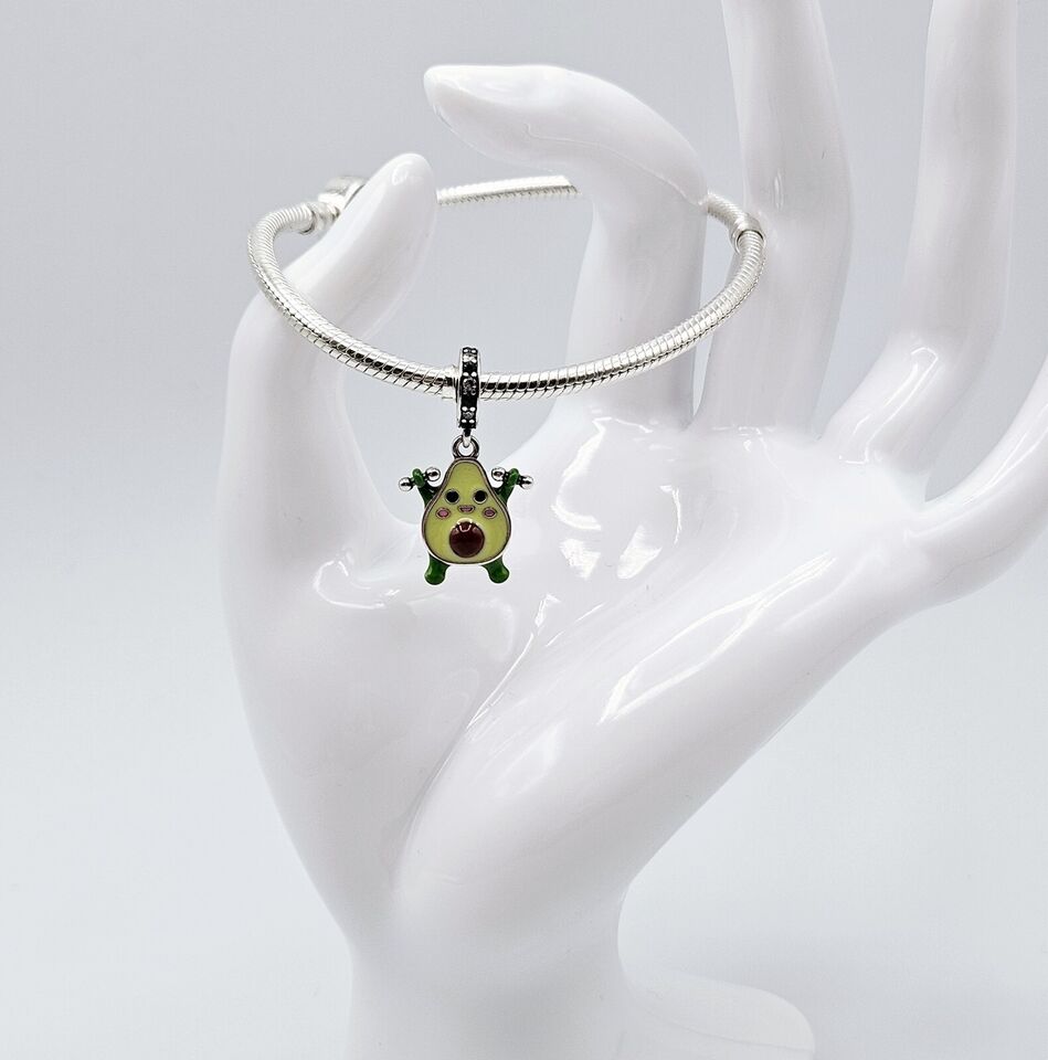 Green Avocado Dangle Charm - bellissi