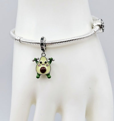 Green Avocado Dangle Charm - bellissi