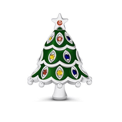 Green Christmas Tree Charm - bellissi