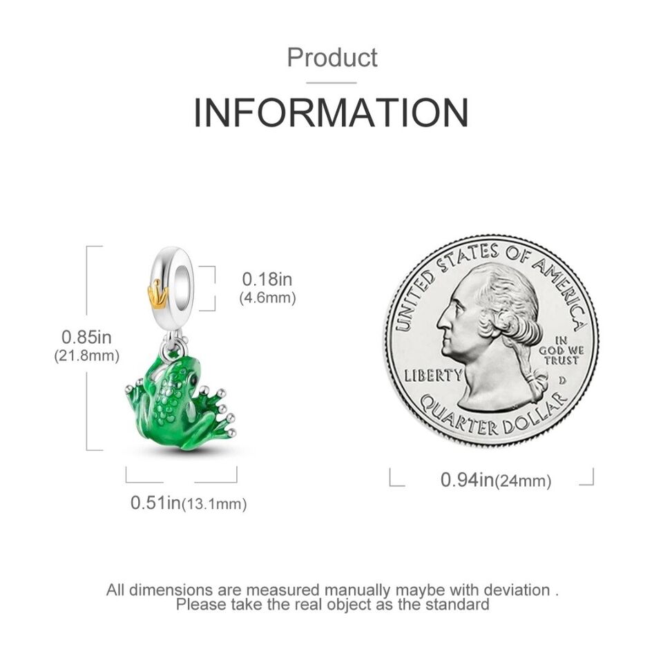 Green Frog Dangle Charm - bellissi