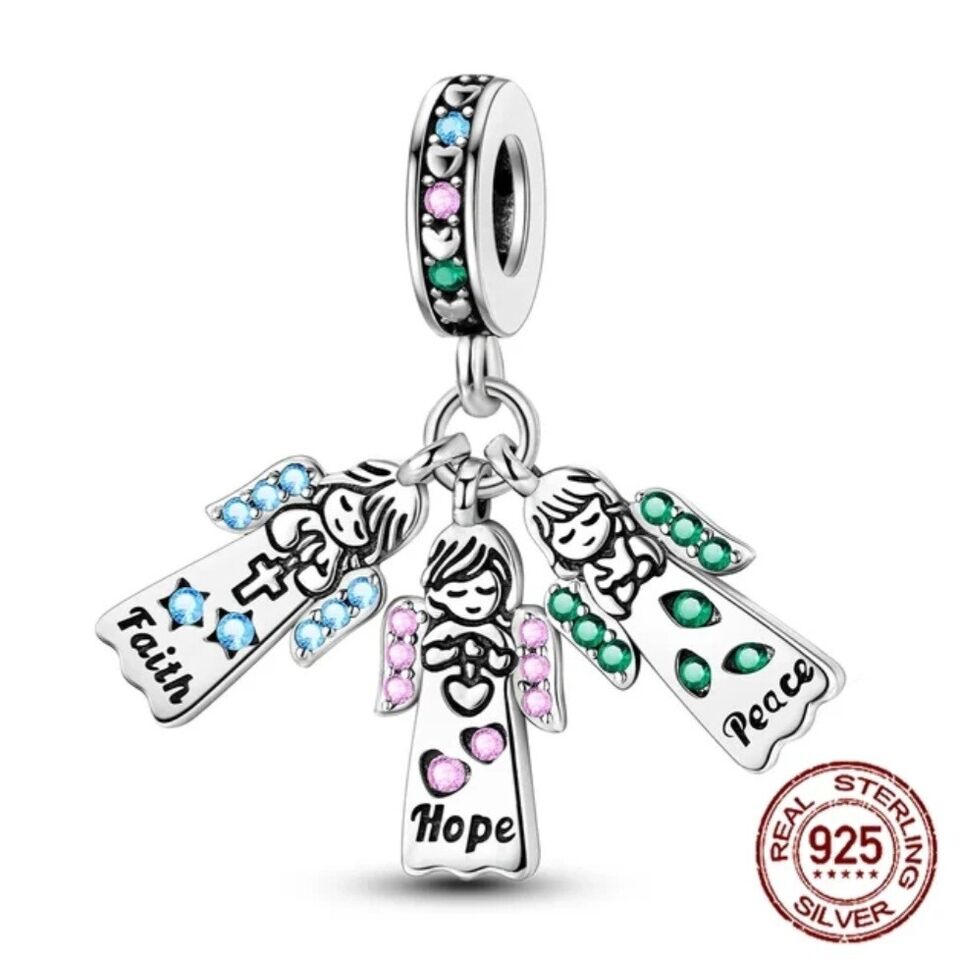 Guardian Angels Dangle Charm - bellissi