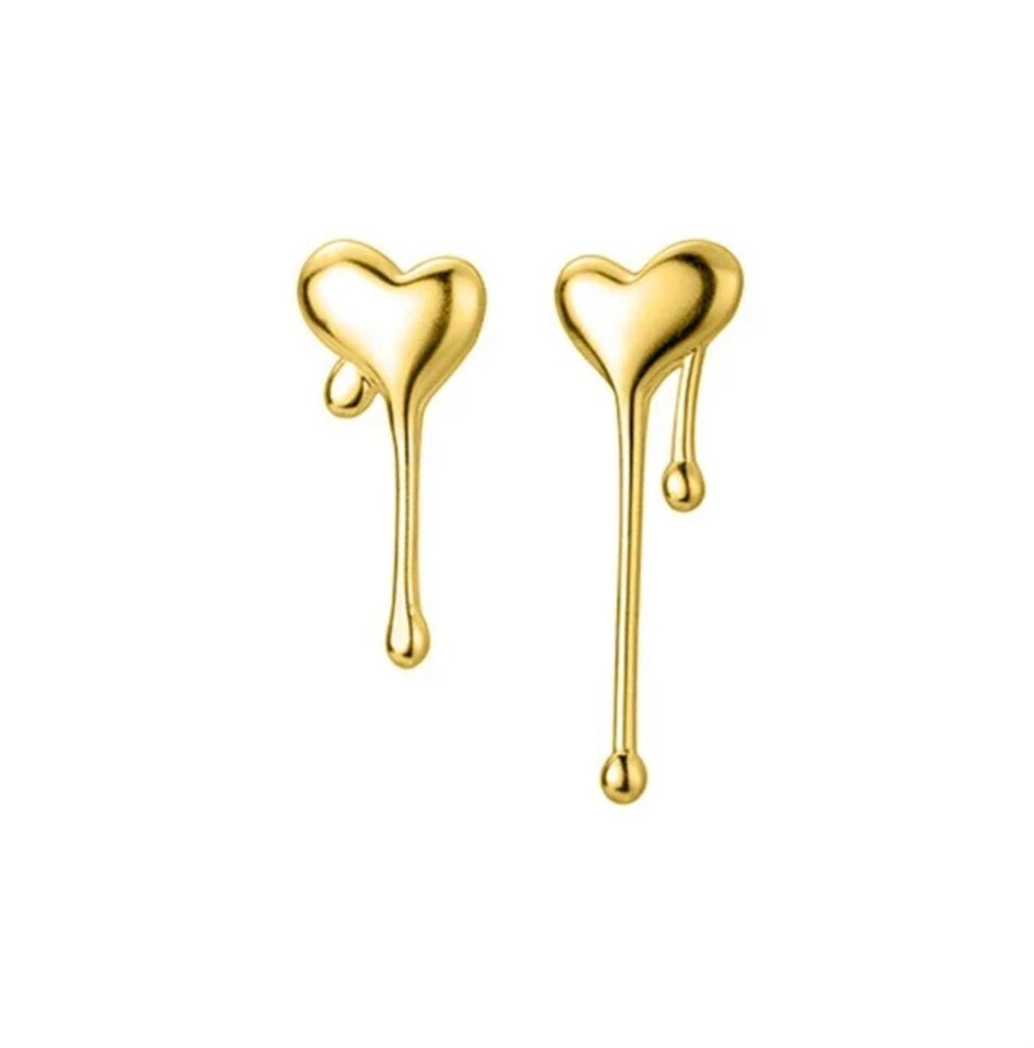 Heart Honey Stud Earrings - bellissi