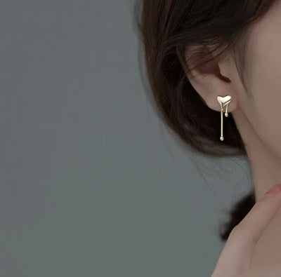 Heart Honey Stud Earrings - bellissi