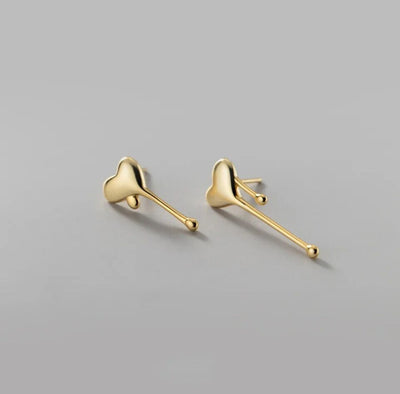 Heart Honey Stud Earrings - bellissi