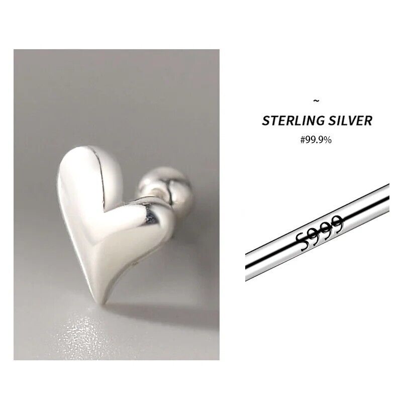 Heart Stud Earrings - bellissi
