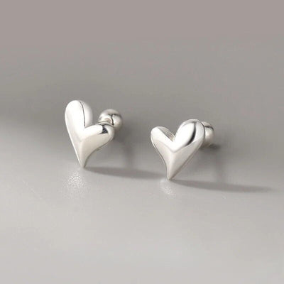 Heart Stud Earrings - bellissi