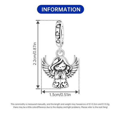 Heavenly Guardian Angel Charm - bellissi
