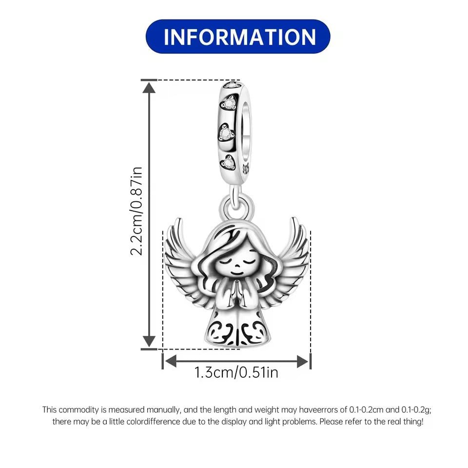Heavenly Guardian Angel Charm - bellissi