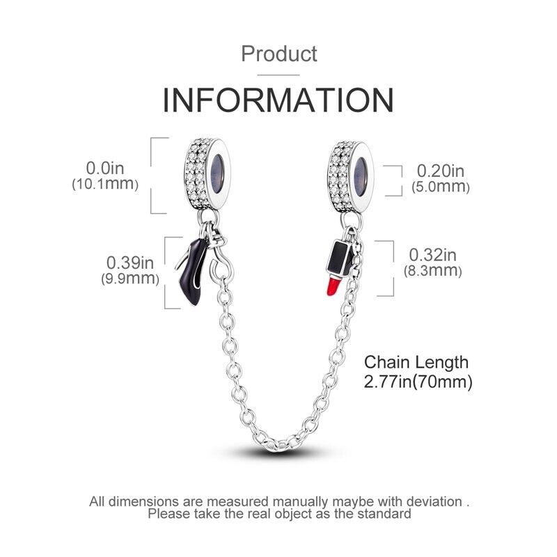 Heels & Lipstick Safety Chain - bellissi