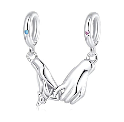Holding Hands Love Dangle Charm - bellissi