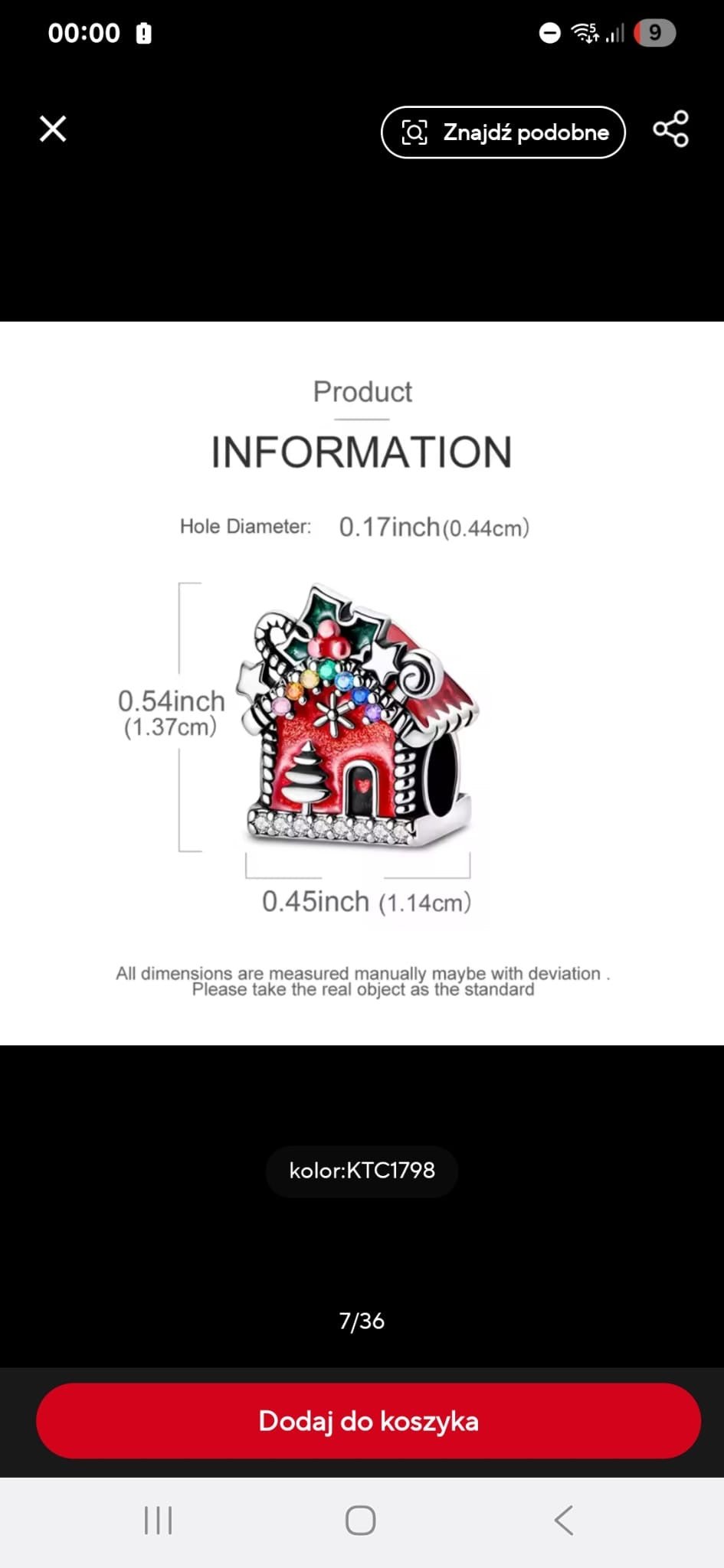 Holiday Gingerbread Charm - bellissi