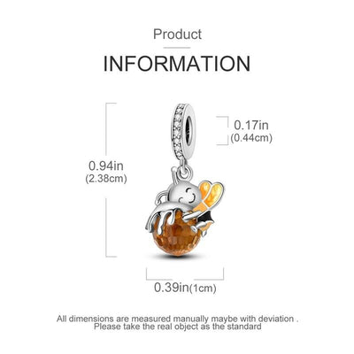 Honey Bee Dangle Charm - bellissi