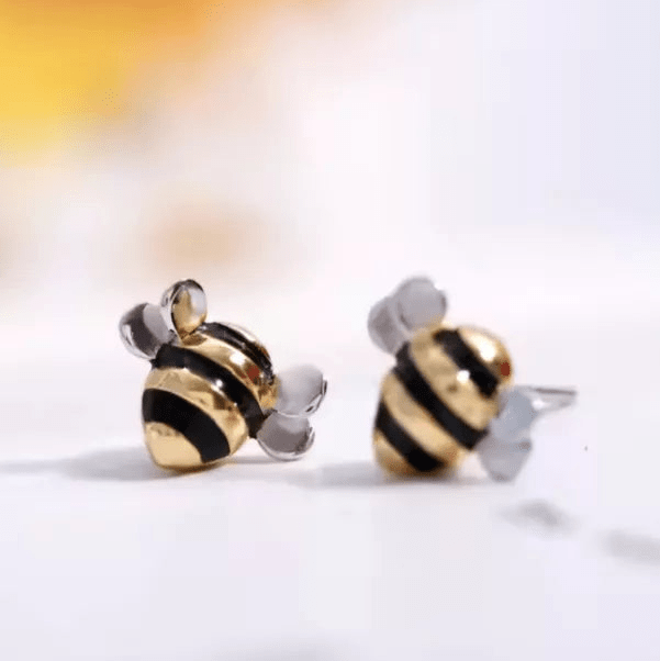 Honey Bee Stud Earrings - bellissi