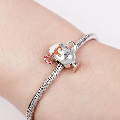 Hot Chocolate & Candy Cane Charm - bellissi