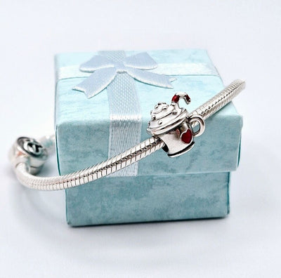 Hot Chocolate & Candy Cane Charm I - bellissi