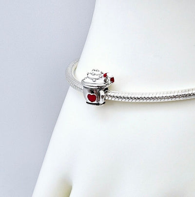 Hot Chocolate & Candy Cane Charm I - bellissi