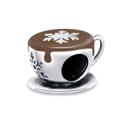 Hot Chocolate & Snowflakes Charm - bellissi