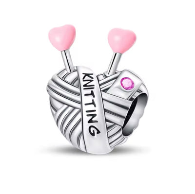 I Love Knitting Charm - bellissi