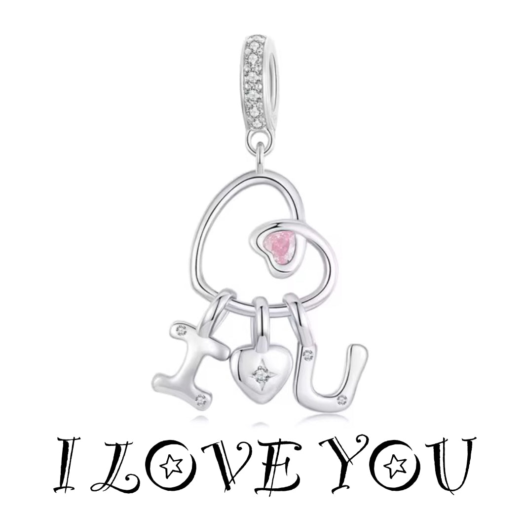 I Love You Charm - bellissi