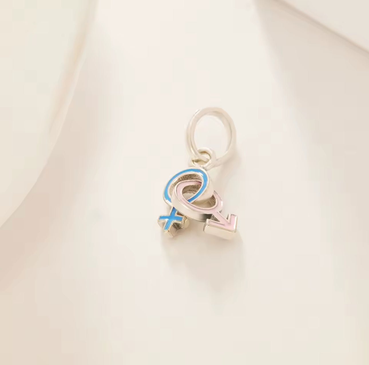 Interlinked Gender Symbols Charm - bellissi