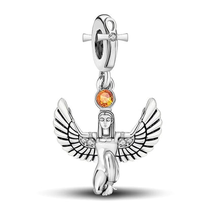 Isis Winged Goddess Charm - bellissi
