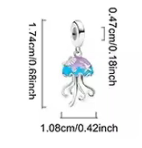 Jellyfish Ocean Charm - bellissi