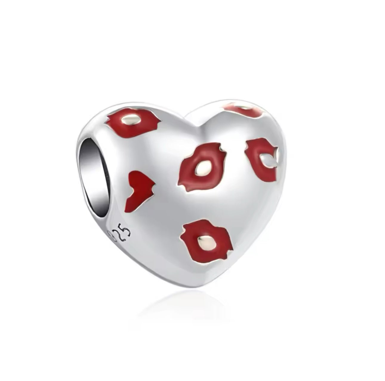 Kiss Me Heart Charm - bellissi