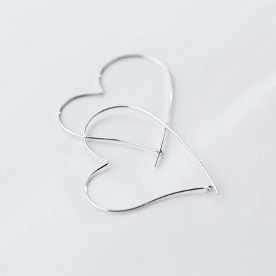 Large Heart Earrings - bellissi