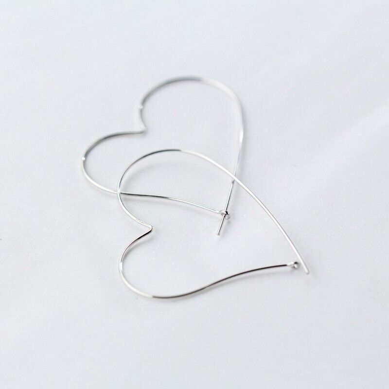 Large Heart Earrings - bellissi