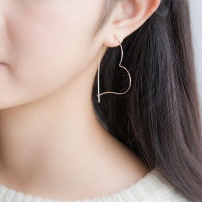 Large Heart Earrings - bellissi