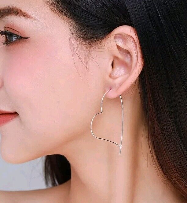 Large Heart Earrings - bellissi