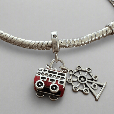 London Eye & Bus Charm - bellissi